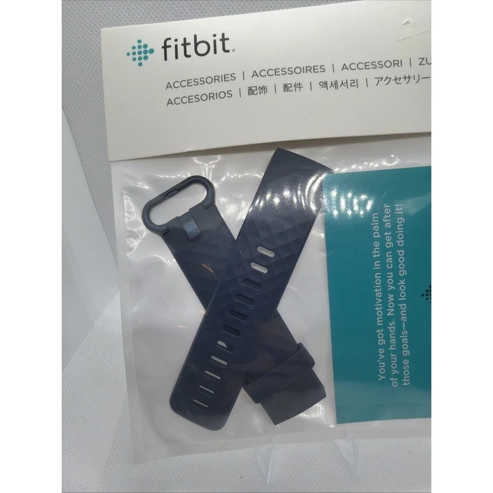 Fitbit Classic Band Navy Blue Replacement 1 Pack FB168ABBK Small NEW